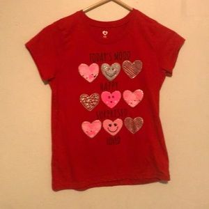 kids valentines shirt